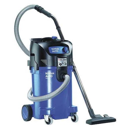Nilfisk Attix 50 HEPA Vacuum, 12 gal., Wet/Dry, Hose Dia. 1-1/2", 135 cfm 107420007