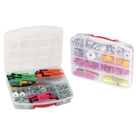 Quantum Storage Systems Utility Storage Box with 9 compartments, polypropylene QB900