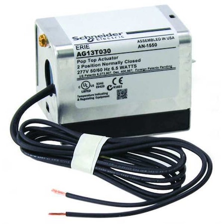 Erie Actuator, 36in Leads, N/C, 2 Position, 277V AG13T030