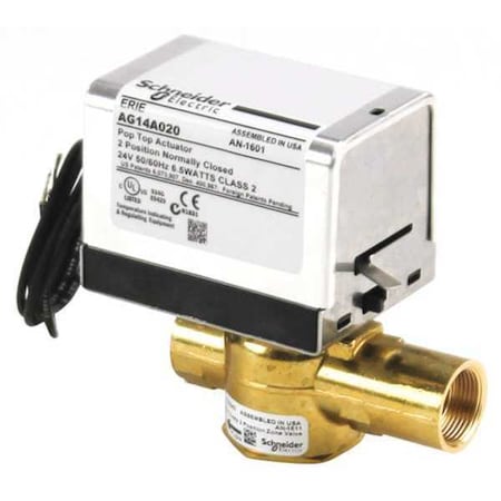 Erie Zone Valve, 3/4in, 2 Way, 24V, N/C, HiTemp VS2343G14A020