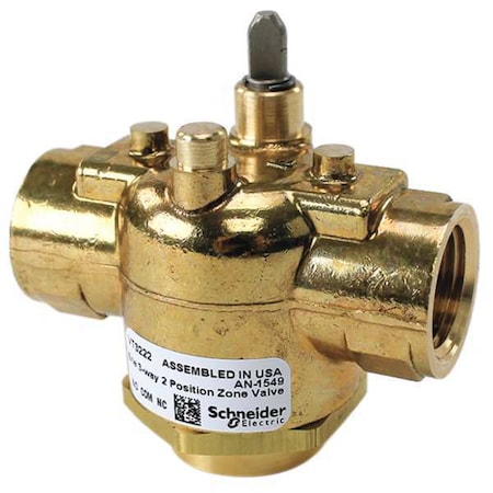 Erie Valve Body, 1/2inNPT, 3 Way, 3.0 CV VT3222