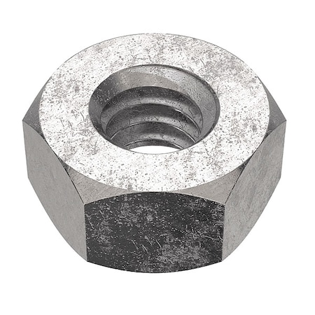 Zoro Select Hex Nut, 3/8"-16, 316 Stainless Steel, Not Graded, Plain, 21/64 in Ht, 1350 PK B55080.037.0001