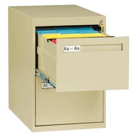 Tennsco 17-15/16" W 2 Drawer Sand, Legal V282C-MFSD