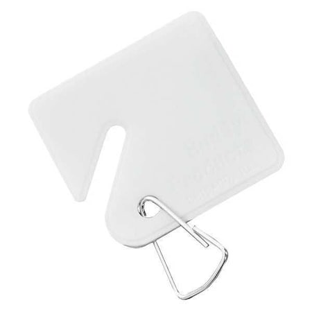 Sandusky Lee Key Tags, 100, Blank, Plastic 0017 | Zoro