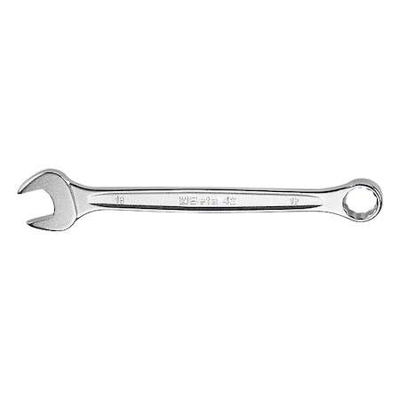 Beta 42INOX Stainless Steel, Metric 17mm, 12 Point, 15 Degrees Offset Combination Wrench 000420317