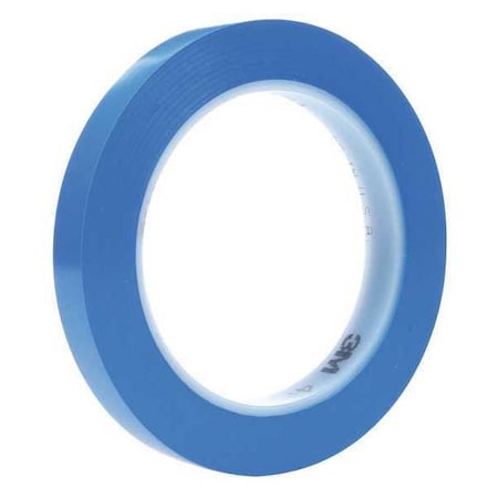 3M Vinyl Tape, 471 Blue, 1/2in. x 36 Yd, PK72 03119