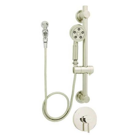 Speakman Neo Shower Combo Grab Bar, Brushed Nickel SM-1080-ADA-PBN