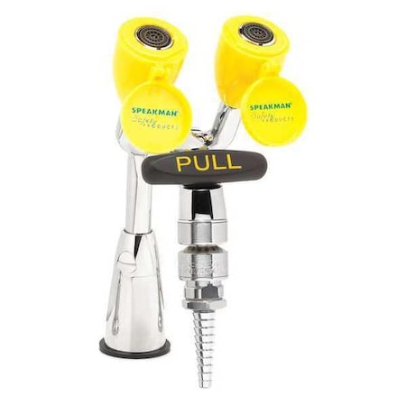 Speakman Eyewash/Faucet Combination, Counter Mounted, 9.5 H., 4.25 W SEF-1000-ST