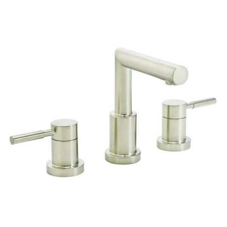 Speakman Manual Widespread Faucet, 6" to 12" Mount, Brushed Nickel 3 Hole SB-1021-E-BN