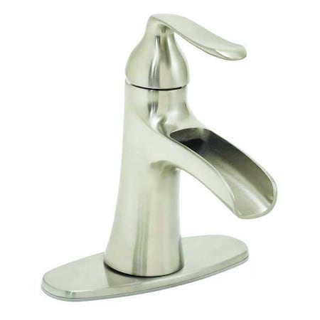Speakman Lever Handle Single Hole Mount, 1 Hole Straight Bathroom Faucet, Brushed Nickel SB-1211-E-BN