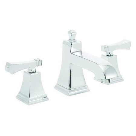 Speakman Manual Straight Bathroom Faucet, 6" to 12" Mount, Polished Chrome 3 Hole SB-1321-E