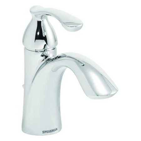 Speakman Manual Single Lever Faucet, Single Hole Mount, Polished Chrome 1 Hole SB-2011-E