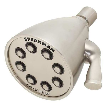 Speakman 1 lb 8-Jet Sld Brs Shwhd Stn Nkl S-2251-BN