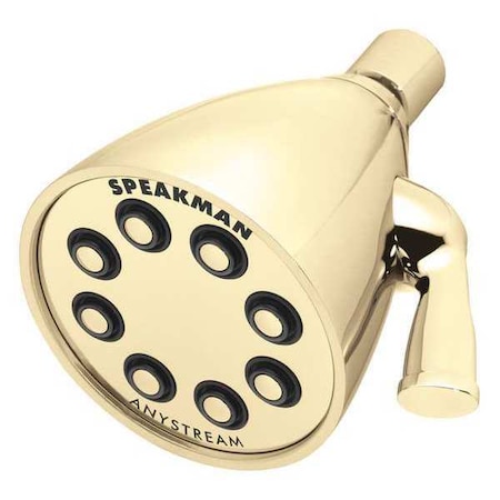 Speakman 1 lb 8-Jet Sld Brs Shwhd Brs Pvd S-2251-PB