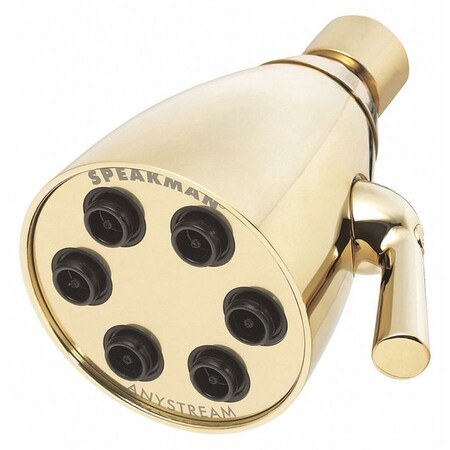 Speakman Icon 6-Jet Shower Head, Polished Brass S-2252-PB