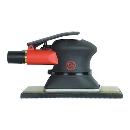 Chicago Pneumatic 3 x 4-1/4 Inch Rectangle Pad Air Jitterbug Sander, Non-Vac, Hook & Loop, 0.28 HP / 210 W - 10000 RPM CP7263E