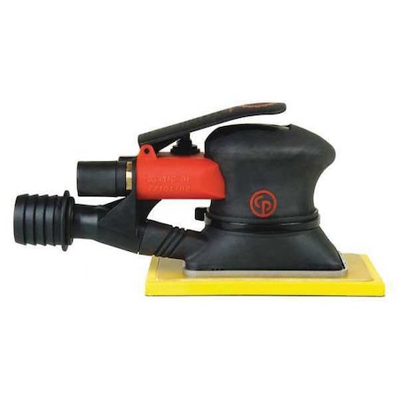 Chicago Pneumatic 3-1/4 x 5 Inch Rect Pad Air Jitterbug Sander, Central Vac, H&L, 4 Pad Holes, 0.28 HP / 210 W - 10000 RPM CP7266CVE