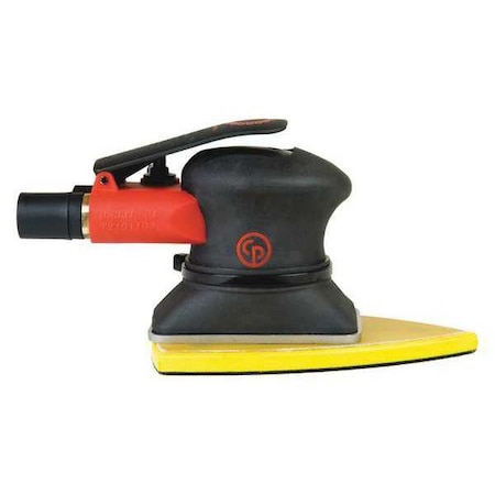 Chicago Pneumatic 3-7/8 x 5-5/8 Inch Delta Pad Air Jitterbug Sander, Non-Vac, Hook & Loop, 0.28 HP / 210 W - 10000 RPM CP7267E