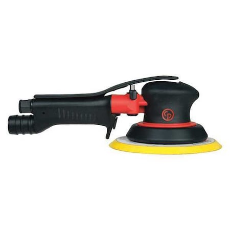 Chicago Pneumatic 6 Inch (150 mm) Air Random Orbital Sander, Non-Vacuum, Hook & Loop, 0.28 HP / 210 W - 11000 RPM CP7215HE