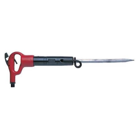 Chicago Pneumatic 3/4 Inch Air Chipping Hammer, Hex Shank Shank, Stroke 2.07 in, Bore Diameter 1.1 in - 2400 BPM GV5