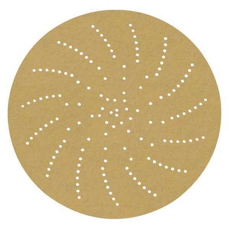 3M Hook-and-Loop Sanding Disc, 3" Dia, Multi-Hole, Aluminum Oxide, P120 Grit, Open Coat Type, 236U 7000119601
