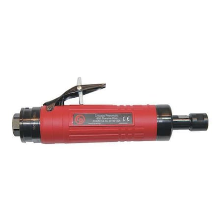 Chicago Pneumatic Angle Air Die Grinder, 3/8 in Air Inlet, 1/4" Collet, Heavy Duty, 12,000 rpm, 1.2 HP CP3119-15