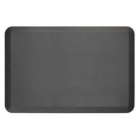 Newlife Eco-Pro By Gelpro Antifatigue Mat, 3 ft. L x 2 ft. W, 3/4" Thickness, Brushed Texture, Black 104-01-2436-1