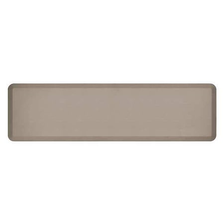 Newlife Eco-Pro By Gelpro Antifatigue Mat, 6 ft. L x 20" W, 3/4" Thickness, Brushed Texture, Taupe 104-01-2072-8