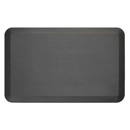 Newlife Eco-Pro By Gelpro Antifatigue Mat, 2 ft. 8" L x 20" W, 3/4" Thickness, Brushed Texture, Black 104-01-2032-1