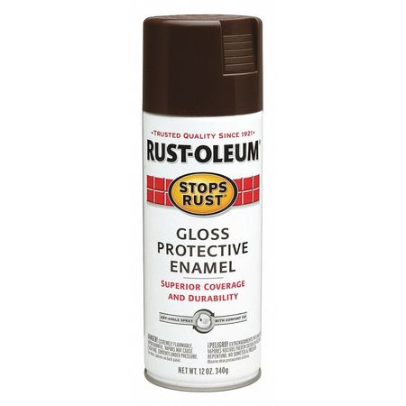 STOPS RUST Spray Paint, French Road, Gloss, 12 oz. 248630