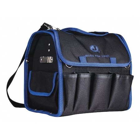 Jonard Tools Tool Bag, Black, Nylon, 21 Pockets H-90