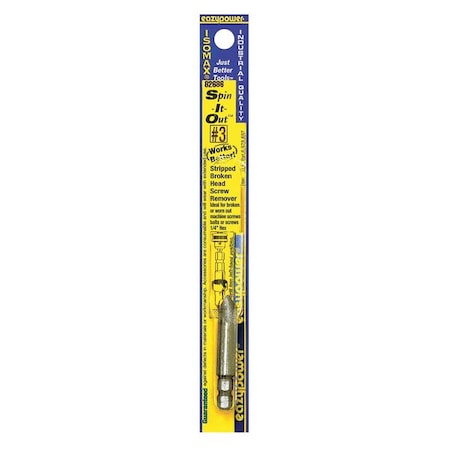 Eazypower Damaged Screw Remover, No.3 Spin It Out 82686