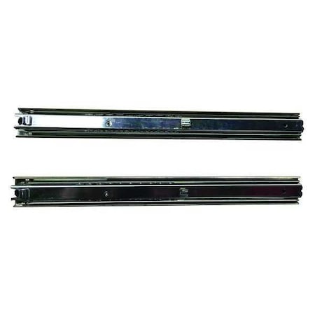 Westward Ball Bearing Drawer Slide, 99 lb.Load Capacity, 14 in L Closed, 28 3/4 in Open 05-A0148-3
