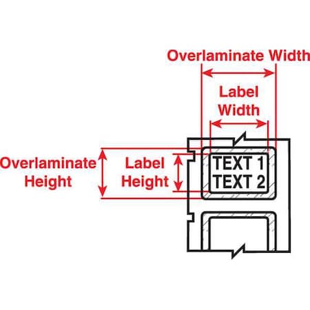 Brady Thermal Transfer Label, Silver, Labels/Roll: 100 PTPSL-20-428