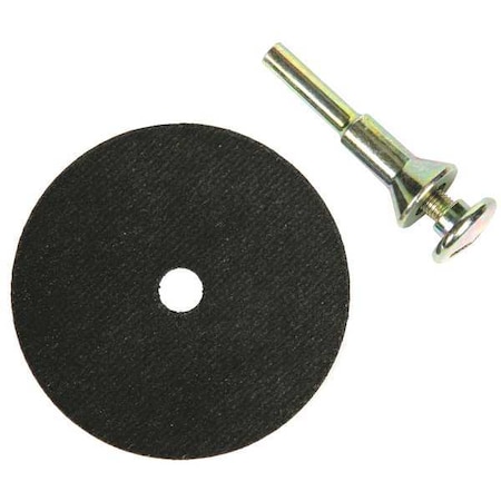 Gator Finishing Depressed Center Cut-Off Wheel, Type 27, 3 in Dia, 0.0625 in Thick, 3/8 in Arbor Hole Size 8460035