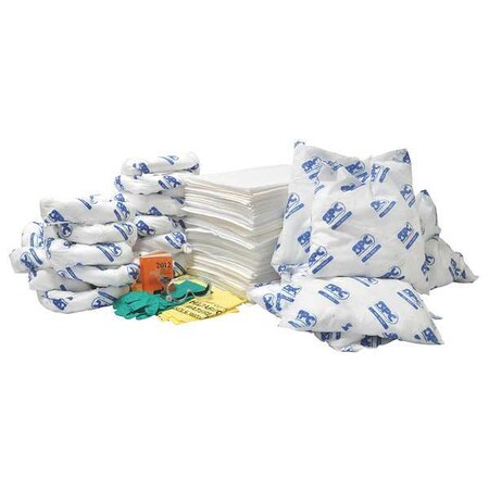 Brady Spill Kit Refill, 40 gal Volume Absorbed per Kit, Bag, White SC-CART-OF