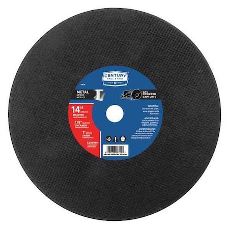 CENTURY DRILL & TOOL High Speed Metal Saw Blade, 14x1/8 in. 08719