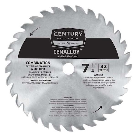 Century Drill & Tool Cenalloy Combination Saw Blade 08203