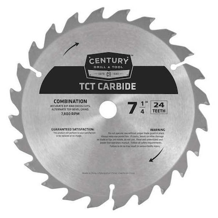 Century Drill & Tool Classic Combination Saw Blade 09207