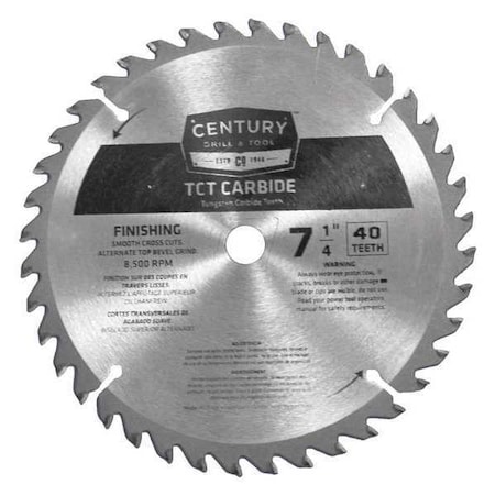 Century Drill & Tool Classic Finishing Saw Blade 09208