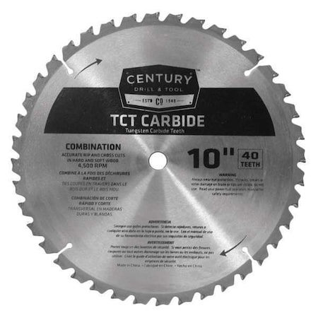 Century Drill & Tool Classic Combination Saw Blade 09934