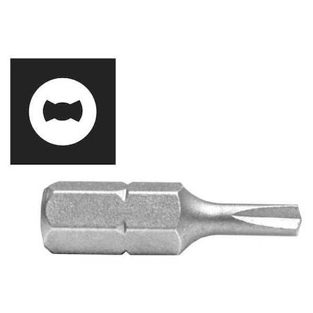Century Drill & Tool Clutch INsert Screwdriver Bit, 3/32x1 in. 69121 | Zoro