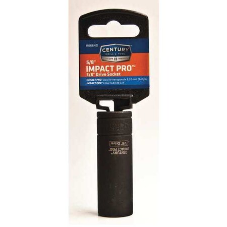 Century Drill & Tool Drive Socket, 3/8 in., Impact, 5/8 in. 66640