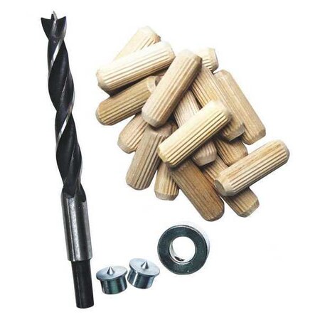Century Drill & Tool Doweling Kit, 3/8 in., 20 Pc 30824