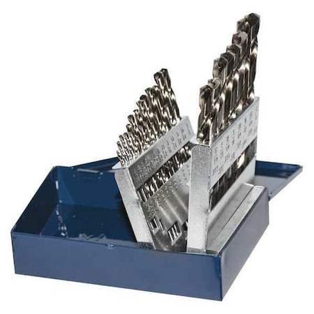 Century Drill & Tool 21 Piece Pro Grade Cobalt Drill Bit Set 26121