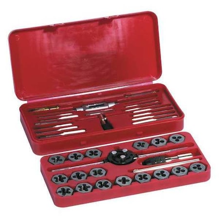Century Drill & Tool 40 Piece Metric Tap and Die Set 98912