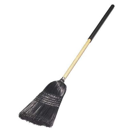 Carlisle Foodservice Warehouse/Janitor Broom, Black, 57in, PK12 4167903