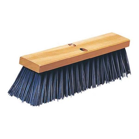 Carlisle Foodservice Flo-Pac, 16in, Heavy PP Sweep, Blue, PK12 3611401614