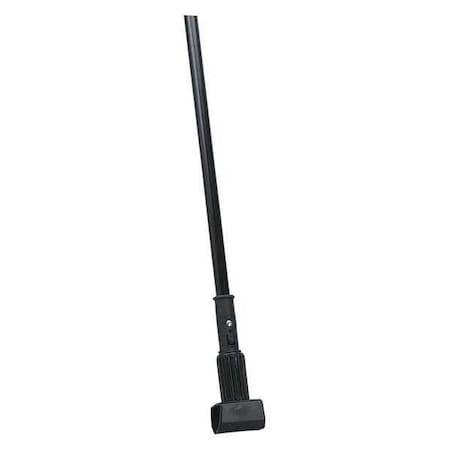 Carlisle Foodservice 60" Jaw Style Metal Mop Hndle, Blck, 60in, PK12, Metal 3697000
