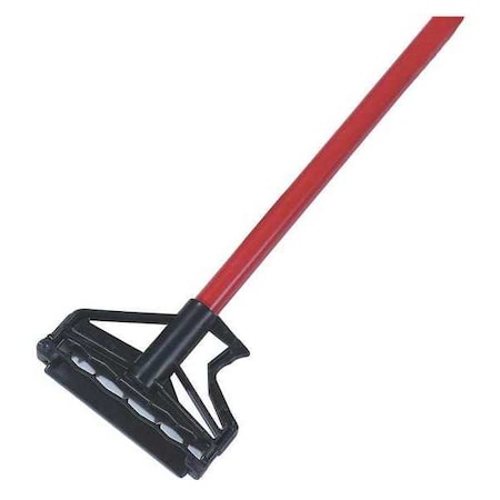 Carlisle Foodservice 60" Quik-Release Mop Handle, 60in, Red, PK12, Fiberglass 4166405